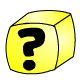 Yellow Question Mark Die