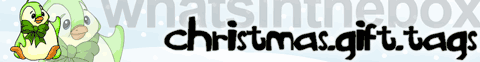 Neopets - Christmas Gift Tags