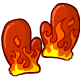 Flaming Oven Gloves