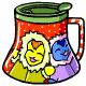 This special mug features those crazy Chias that are ALWAYS having a garage sale!  This was an Advent Calendar prize in year 4.