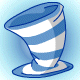 This striped hat will grow to twenty
times its size in the Battledome to protect you from harm!