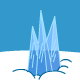 This ice crystal is from the very top of the Mountain behind the ski lodge and is a very special crystal.  You can only use it once so use it wisely!  Limited Use.