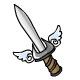 Sword of the Air Faerie - HIDDEN TOWER ITEM! COSTS 7,000,000 NP! -  This powerful relic was allegedly created by the first air faerie ever to exist in Neopia.