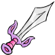 The hilt of this fancy sword is padded so your Cybunnies paws will be protected during battle.