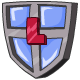 This highly polished shield is hand crafted for Lupes and will reflect damage back to your opponent.