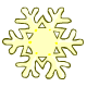 Yellow Snowflake