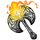 Glowing Fire Axe