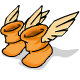 Keep out of the range of your opponents attacks with these great winged boots.  Only for Usuls.