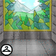 Broken Stained Glass Window Background