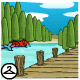 A fun Kiko Lake background for your Neopet!