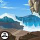 Rocky Ocean Background