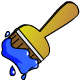 Go to the Rainbow Pool with this brush and your pet will now become blue.