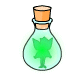 An Earth Faerie has been imprisonsed inside a jar.  Release it and your pet may be blessed.