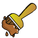 Turn your Neopet au natural with this Brown Paint brush. Go to the Rainbow Pool (via the shops menu) to use this brush.