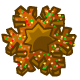 Orange Chocolate Snowflake