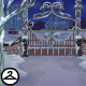 Snowy Mansion Background
