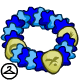 Blue Codestone Lei