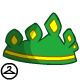 Fanciful Green Gemmed Crown