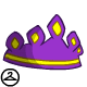Fanciful Purple Gemmed Crown