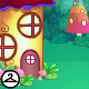 Flower House Background