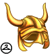 Golden Viking Helmet