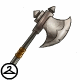 This mighty axe looks extra sharp!