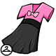 Pretty Pink and Black Hissi Dress