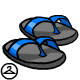 Blue JubJub Sandals