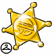 All of the Neopets will keep an eye out for you with this shiny badge.