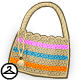 Cute and trendy, this jute handbag is compact yet can store your important things with ease.