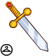 Always keep your weapons belt handy, complete with this nice sword.