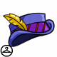 Dont forget your lucky golden feather when you wear this hat!