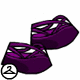 Purple Moehog Shoes