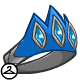 Shimmering Blue Peophin Crown