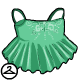 Fancy Green Quiggle Gown