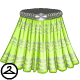 Spring Green Ruffle Skirt