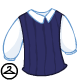 Blue Uni Sweater Vest and Shirt
