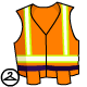 Be sure to have this vest on for safety reasons!