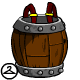 This sturdy barrel is sure to help keep a Neopet covered a little bit...