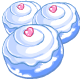 Delicious iced buns that look just like a cloud Usul. Only available from a rare item code.