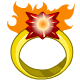 Scorch your opponent a little with the fire of Coltzans Ring.