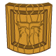 This sturdy wooden shield can defend you against many a foe.  Just make sure you dont get too close to fire!