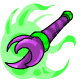 This is the magical wand of the Dark Faerie. Only creatures of evil may command the wand.