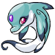 A very intelligent Petpet the delfin can learn all sorts of tricks and games.