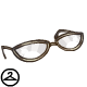 Elderly Girl Buzz Glasses
