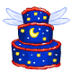 Triple Tier Space Faerie Cake