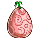 Negg de Páscoa Rosa em Espirais | Item de Neopets