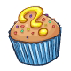 Question Mark Cupcake