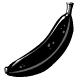 Eww.. this banana has gone all
black.