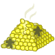 This Corn Pyramid is in bad condition but if you pick off the bad parts its just as tasty.